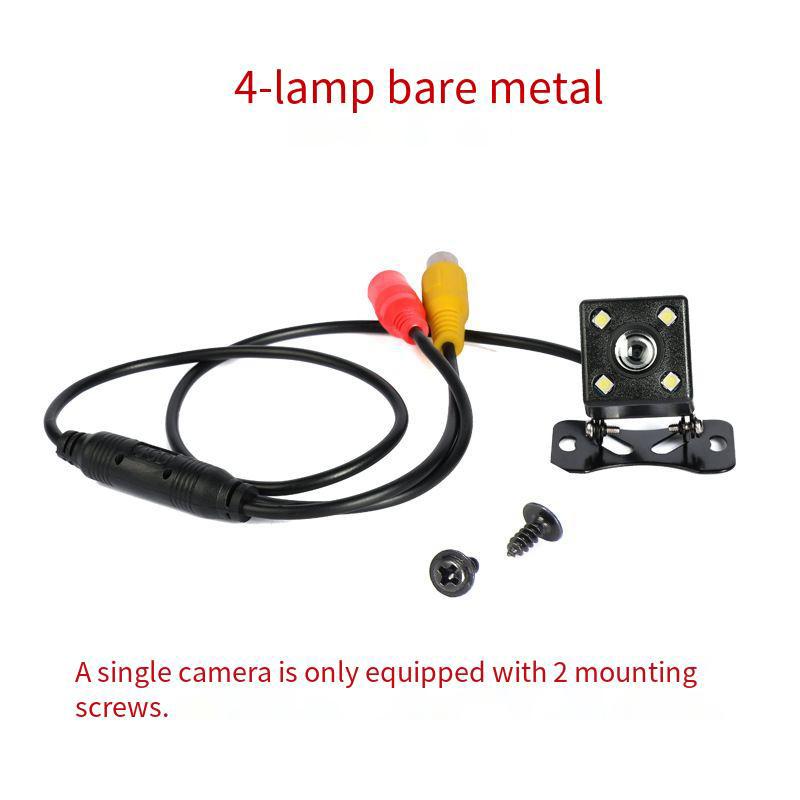 Car Rear View Camera Ip68 Waterproof Ccd4 Led Auto Backup Monitor 170 Degree Hd Image Night Vision Reversing Parking Camera