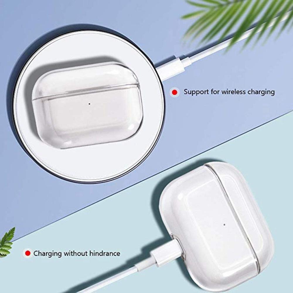Прозрачный чехол для наушников INS для AirPods 3 Pro, мягкий защитный чехол из ТПУ для AirPods 2, чехол против падения