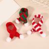 3 Colors Christmas Ribbons Braid Wool Knit Ribbon Winter Holiday Craft Ribbons for Gift Wrapping Christmas Decorations