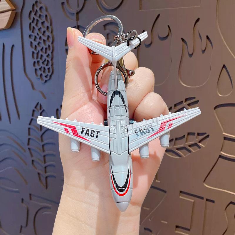 Mini Drone Keychain Creative Cartoon Aircraft Pendant Bag Charm Backpack Hanger Unique Tech Gift for Kids Teens