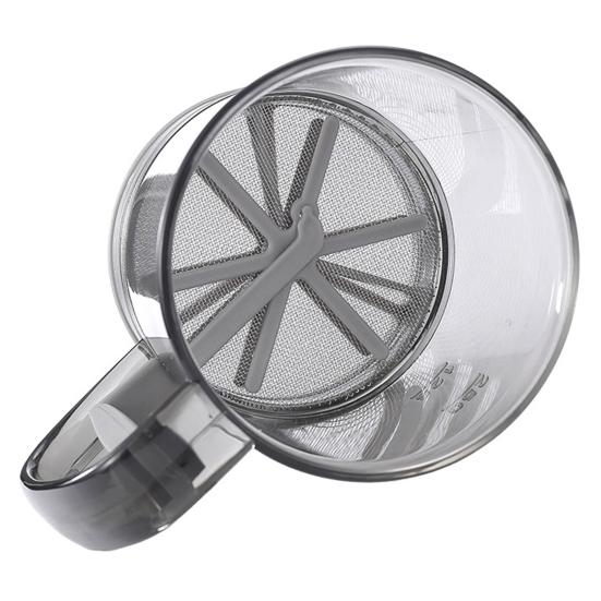 Кухонный сито для муки, пищевой сорт, мелкая сетка из нержавеющей стали, быстрое просеивание, защита от засорения, пресс для одной руки, кривошипный сито для выпечки, фильтр для сока, соевого молока