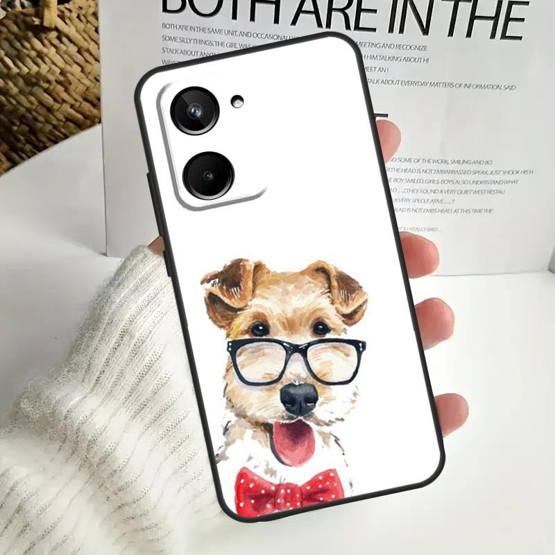 Dog Jack Russell Terrier For Realme 12 Pro Plus 11 10 9 C67 C55 C53 C35 C33 C30 C25s C21Y C15 GT3 GT5 GT Neo 5 Case