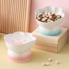 High Foot Dog Food Bowl Large Capacity Pet Feeder Snack Bowls Pet Drinking Bowl  For Cats Dogs
