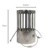 Wood Stove Accessories Camping Tent Stainless Steel Chimney Pipe Anti-scalding Cover / Mars High Temperature Resistant Removable
