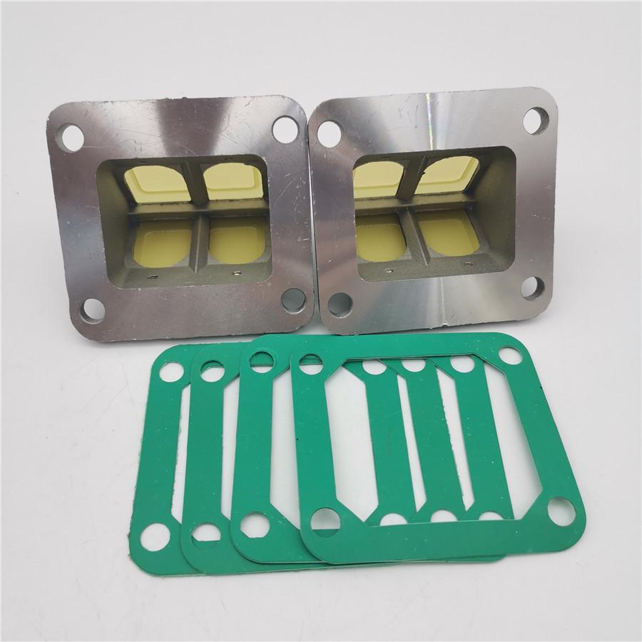 Reeds Cages & Carbon Flex Reeds With Gaskets Pair For Yamaha Banshee 1987-2006