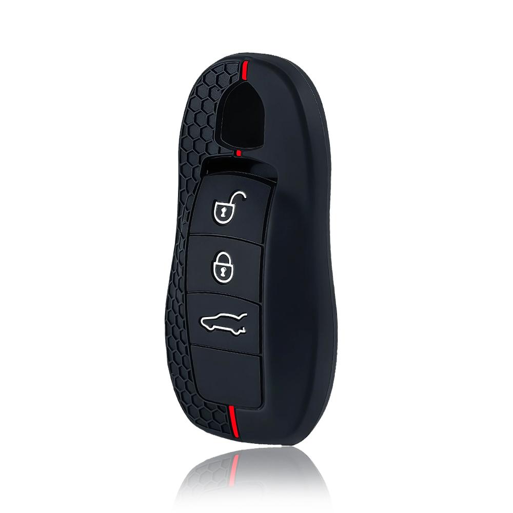 AABKS1 For Porsche Cayenne Panamera Macan Cayman 911 718 918 958 Key Case Cover Shell Fob Remote Key Protector Holder Accessories