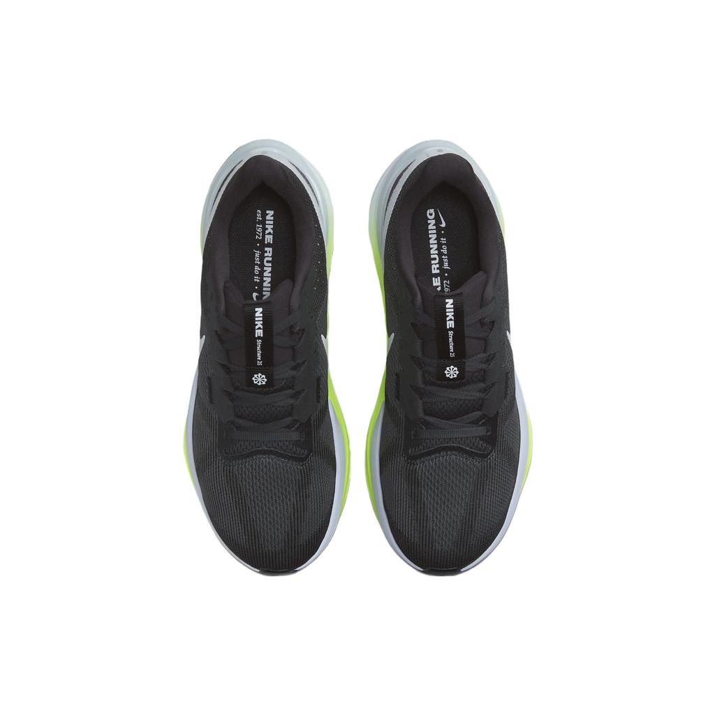 Nike Air Zoom Structure 25 Anthracite Volt мужские кроссовки черный Pure-Platinum White DJ7883-005