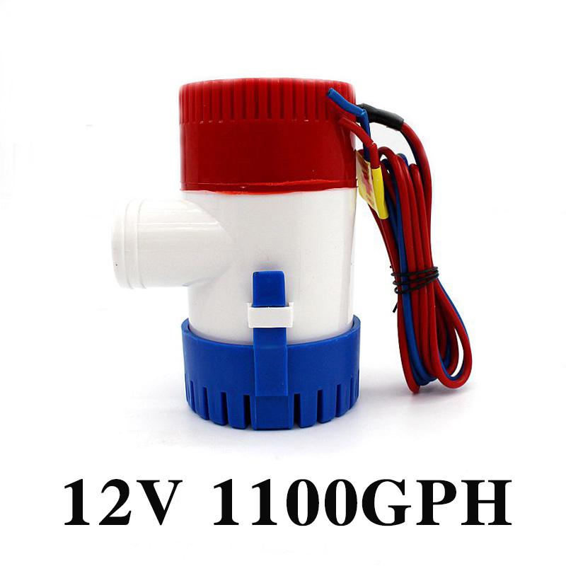 Submersible Pump Electric Water Pump 12V 350/500/750/1100GPH Filter Water Mini 24V Bilge Solar Micro Motor Boat Marine Pump 12V