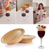 1/2/4 шт., бокал для вина, Топпер, тарелка для закусок, деревянная крышка для бокала для красного вина, доска для закусок, стакан для питья