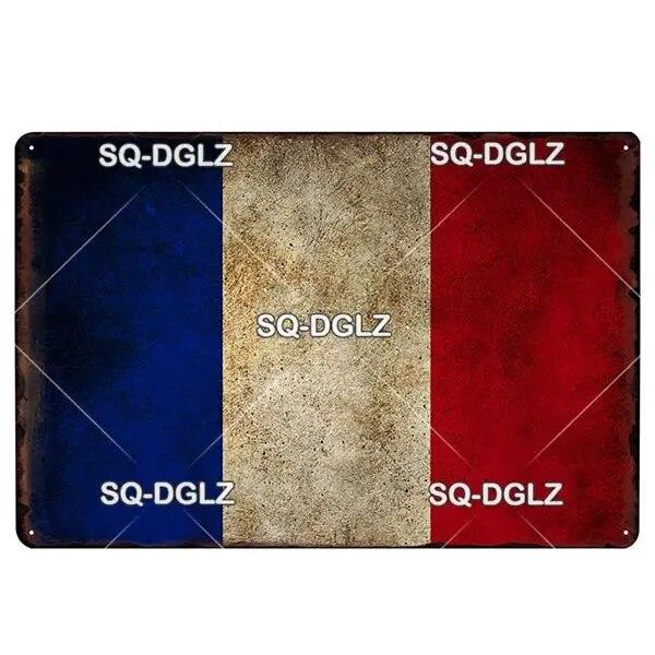 [SQ-DGLZ] Italy Flag Metal Sign Vintage Plaque Tin Sign Wall Decor For Bar Pub Metal Crafts Retro Travel Poster