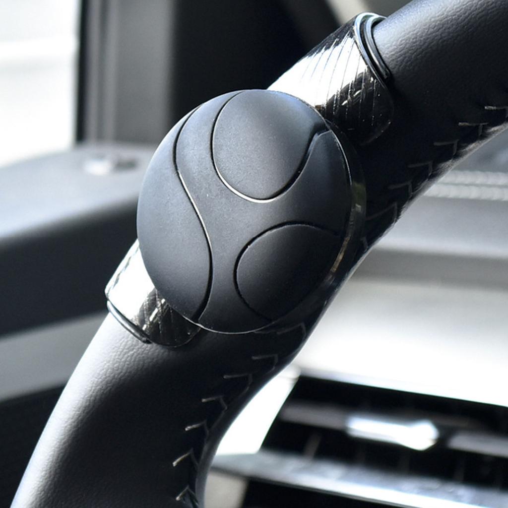 Steering Wheel Spinner Knob Non-Slip Universal Car Spinner Handle Quick Release Steering Assist Tool for Trucks Mowers Boats