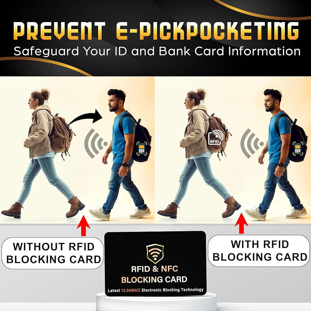 Блокирующая RFID-карту 5 шт. Защита банковской дебетовой/кредитной карты Защита от кражи Контактный NFC-блокиратор Защита всего кошелька