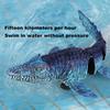 Радиоуправляемый Мозазавр Лодка с дистанционным управлением Симуляция Крокодила Качающийся Дракон Электрическая Скоростная Лодка Детские Водные Игрушки для Мальчиков Детей