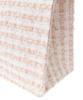 Сумка-тоут Maison de FLEUR, квадратная, из твида, M, бежевая, 8A43F0J3300