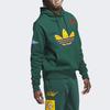 Adidas Толстовка с капюшоном Collegiate Badge, мужская уличная одежда зеленая Collegiate IL2354