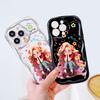 Cute Cartoon Pattern Cream Texture Casing Wavy Edge Soft Silicone Cover Phone Case for Samsung