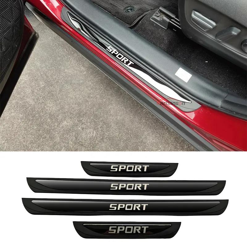 For Nissan Rogue T32 Car Door Sill Scuff Plate Accessories Protector Pedal Threshold Stickers Cover Trim 2024