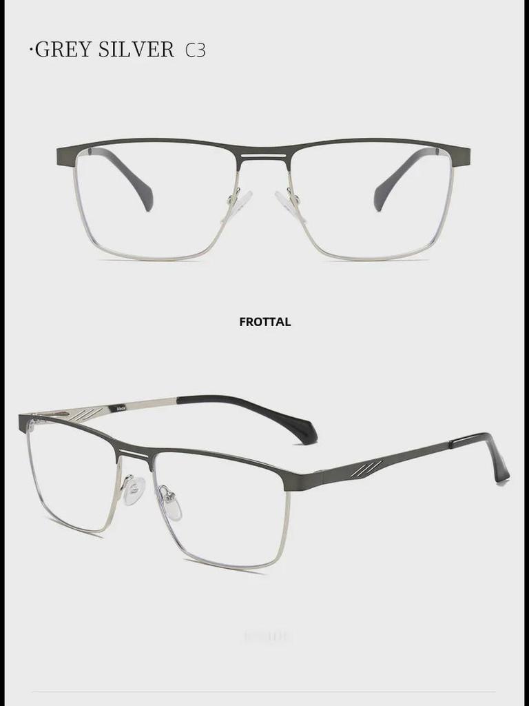 Мужские металлические очки с защитой от синего света — идеально подходят для путешествий, вождения и уличного стиля