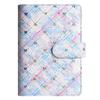 Shining Point Leather Heart-Shaped A6 Macaron Loose-Leaf Notebook Set with Sticker Storage Bag-Gift