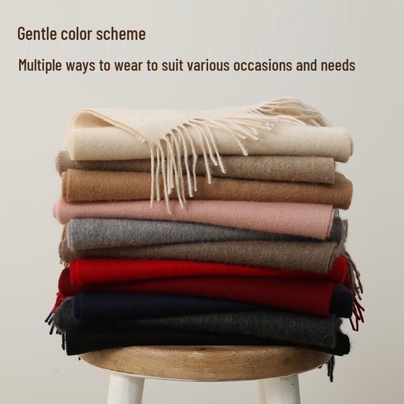 Hengyuanxiang Pure Wool Warm Scarf & Shawl