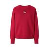 JUZUI Women's Embroidered Round Neck Winter Sweater