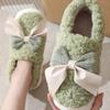 Модные милые женские хлопковые сапоги-бабочки 2024 года, осень-зима, новые теплые пушистые ботильоны, легкие тапочки на мягкой подошве для женщин