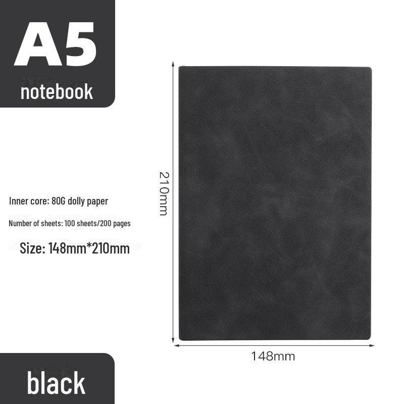 Индивидуальный набор блокнотов B5 Luxury из овчины с магнитной застежкой — идеально подходит для деловых встреч и использования в офисе