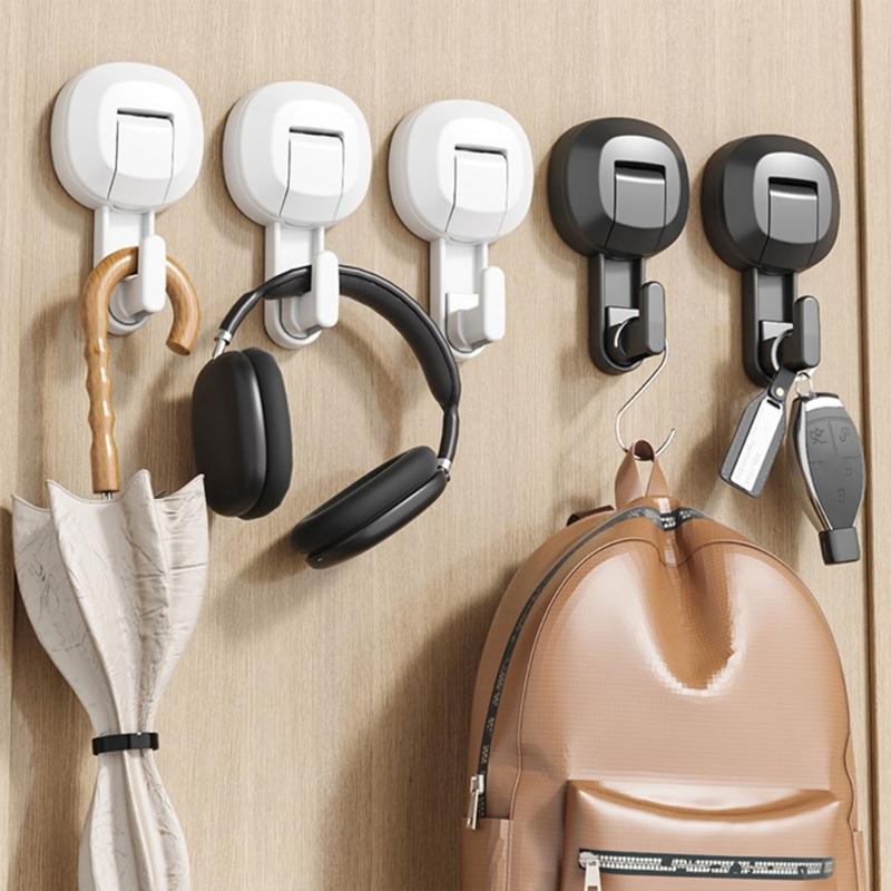 Водонепроницаемые крючки с сильной адгезией Практичные крючки-присоски для кухни и ванной комнаты Легко устанавливаемые и снимаемые вешалки