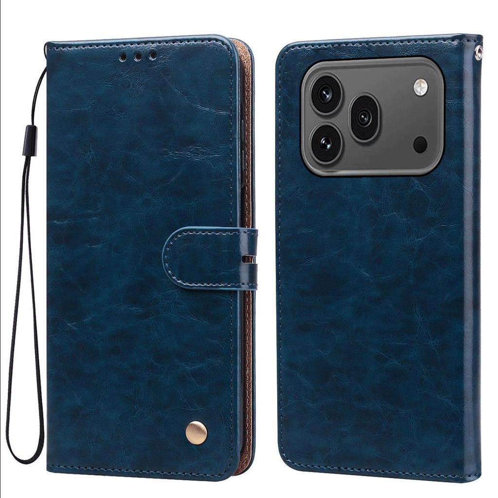 Винтажный чехол-бумажник из ПУ кожи с текстурой Crazy Horse для HONOR 600 Pro, с держателем для карт, подставкой, противоударный защитный чехол