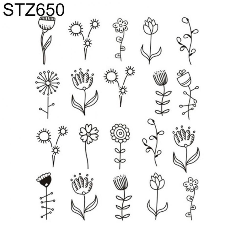 Наклейки аппликация для маникюра и дизайна ногтей