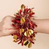 red with yellow peach heart