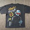 Daft Punk Французский электронный дуэт Случайный ретро-стиль Черная унисекс футболка S-5XL Унисекс футболка