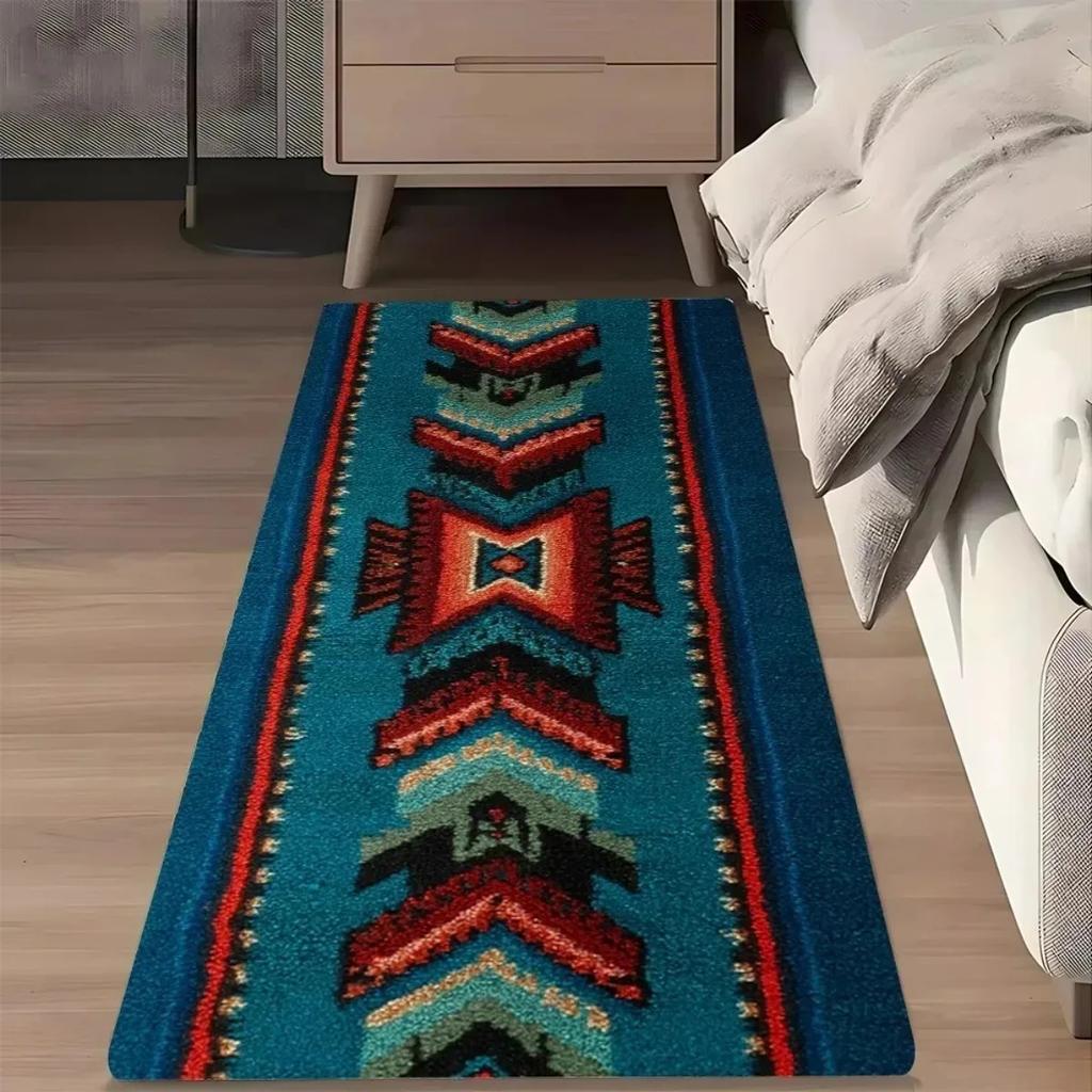 1PC Rainbow Pattern Kitchen Rugs Non-Slip Home Door Mats Pop design Bathroom Rug Bath Mat Carpet for Home Sink Laundry Decor
