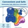 6 Colors 6pcs Complete Cover Easy Tab Opener New and Improved 6PK Beverage Barricade 2.0. Colorful Drink Can Protector Cap 6