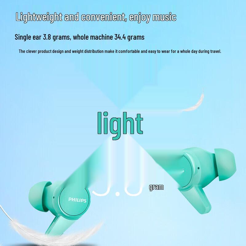 Philips TAT1207 True Wireless Bluetooth Earbuds