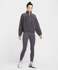 Nike Женский топ с молнией до середины Therma Fit - Грозовой серый:Темная тень / Hv3716-036