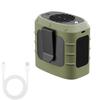 8000Mah Portable Waist Clip Fan For Outdoor Workers And Outdoor Sports(Green)