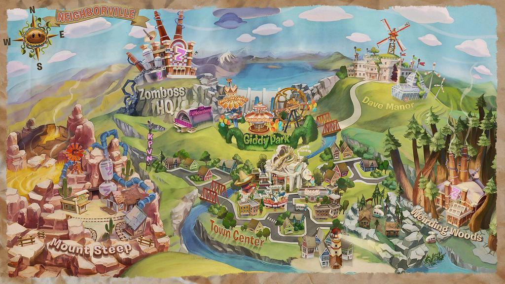 Plants Zombies Battle for Neighborville North PS4 Vs. (Imported America) -