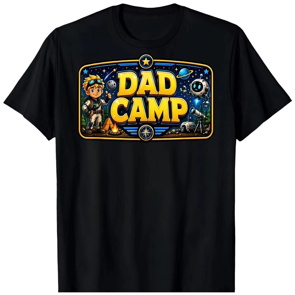 Dad Camp BLACK T-Shirt 0909