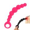 Силиконовые длинные Aanl бусины Pull Ring Back Court Butt Plugs Анальная пробка Анальные секс-игрушки для женщин Мужчин Гей Массажер простаты Секс-игрушки