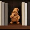 3D-печатная фигурка гнома, Мультяшный гном, ковыряющий в носу, Статуэтка, Раскрашиваемая вручную скульптура гнома для декора дома, офиса, стола