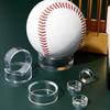 Golf Ball Round Clear Baseball Display Stands Racks Holder Rings Storage Holders