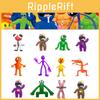 Украсьте торт на день рождения вашего ребенка фигурками Roblox Rainbow Friends Прочный Цветной Топпер-Украшение для Торта