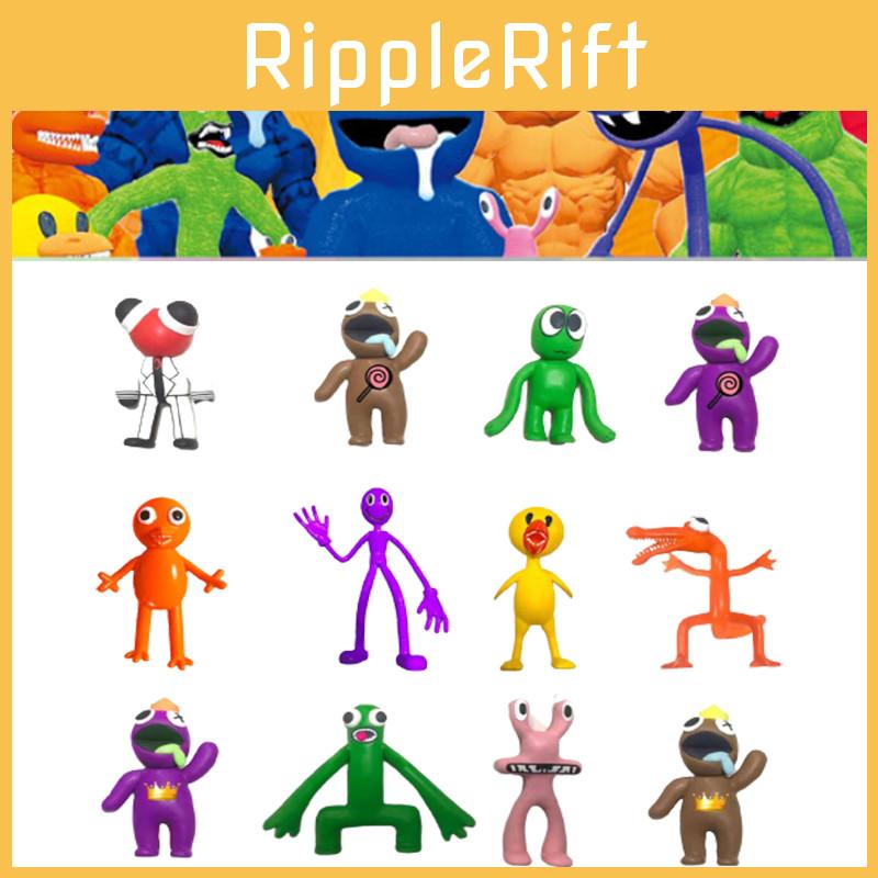 Украсьте торт на день рождения вашего ребенка фигурками Roblox Rainbow Friends Прочный Цветной Топпер-Украшение для Торта