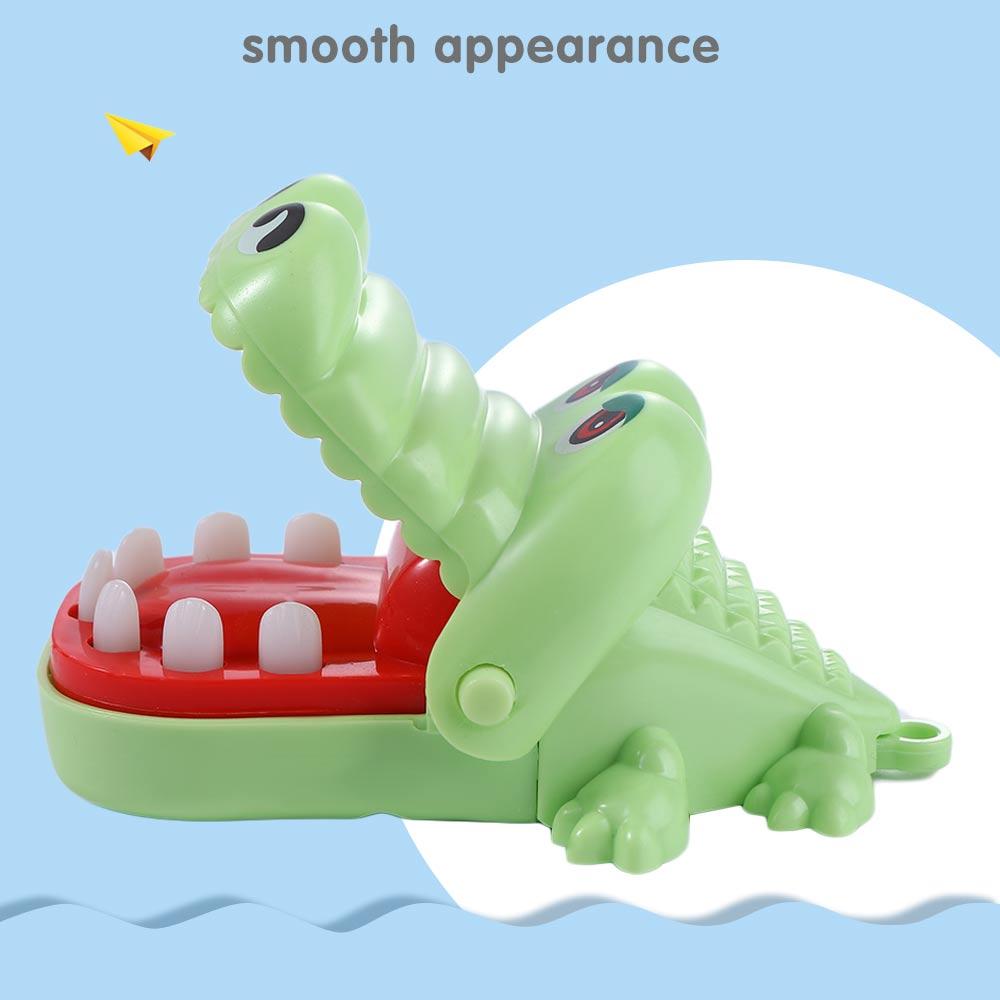 Hand Alligator Dentist With Keychain Crocodile Mouth Crocodile Toys Gags Toy Bite Finger Game