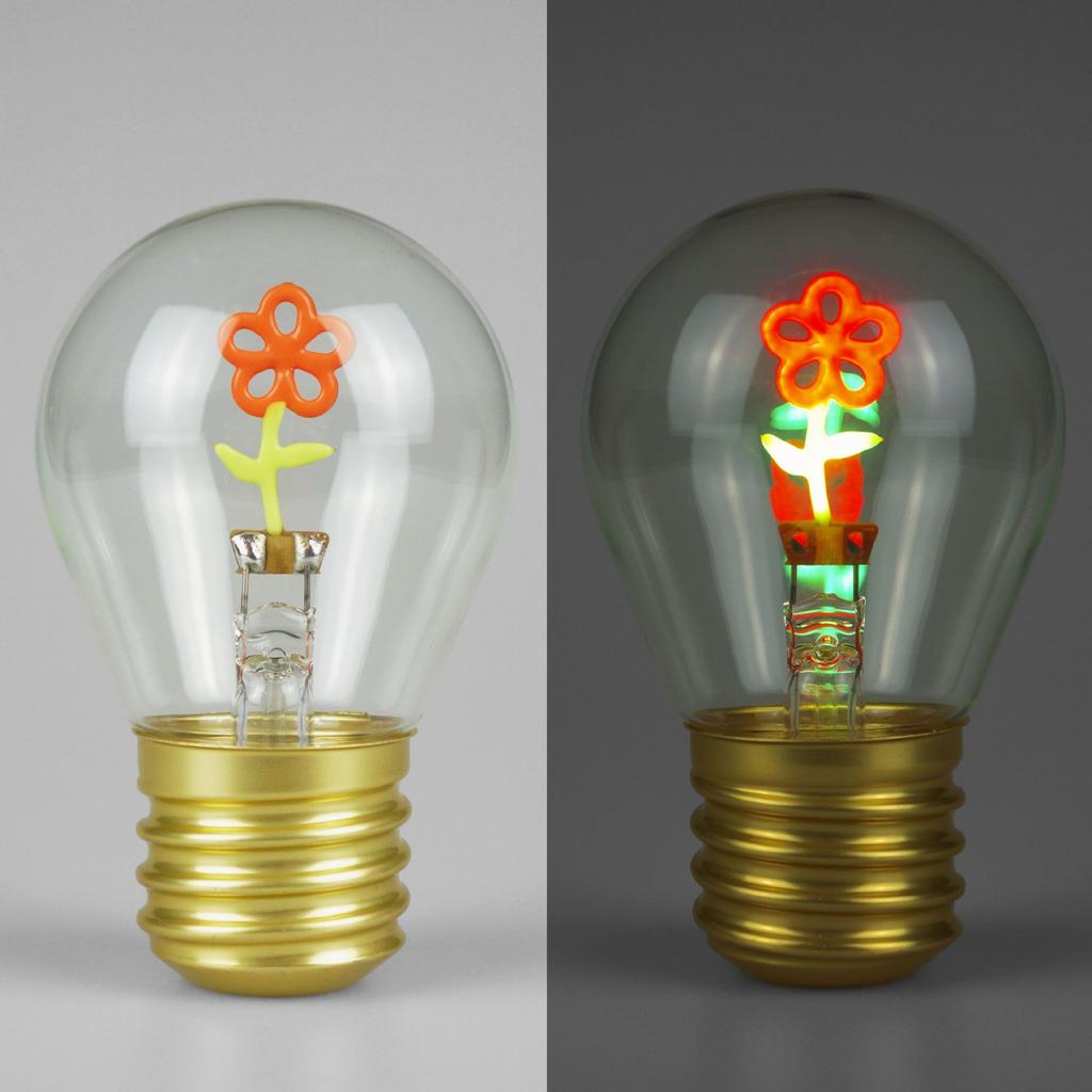 Cute Cartoon LED Bulb Night Light, Rechargeable, Colorful Decorative Portable Lamp