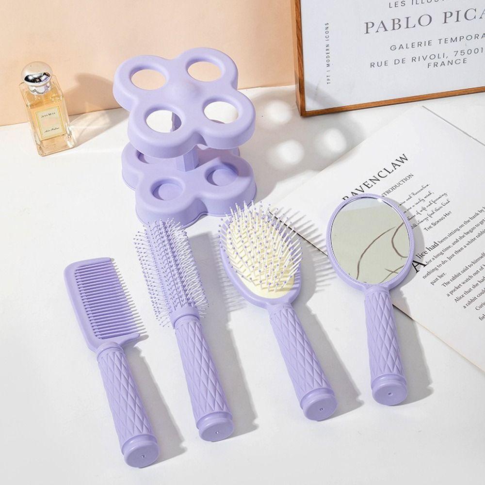 4Pcs Anti-static Hair Comb Set Non-slip Air Cushion Hair Comb Hairbrush Styling Tool
