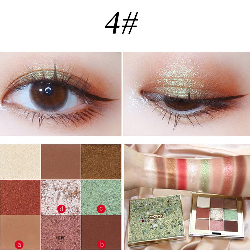 Мода 9 цветов палитра теней для век натуральный длительный перламутровый матовый макияж тени для век порошок