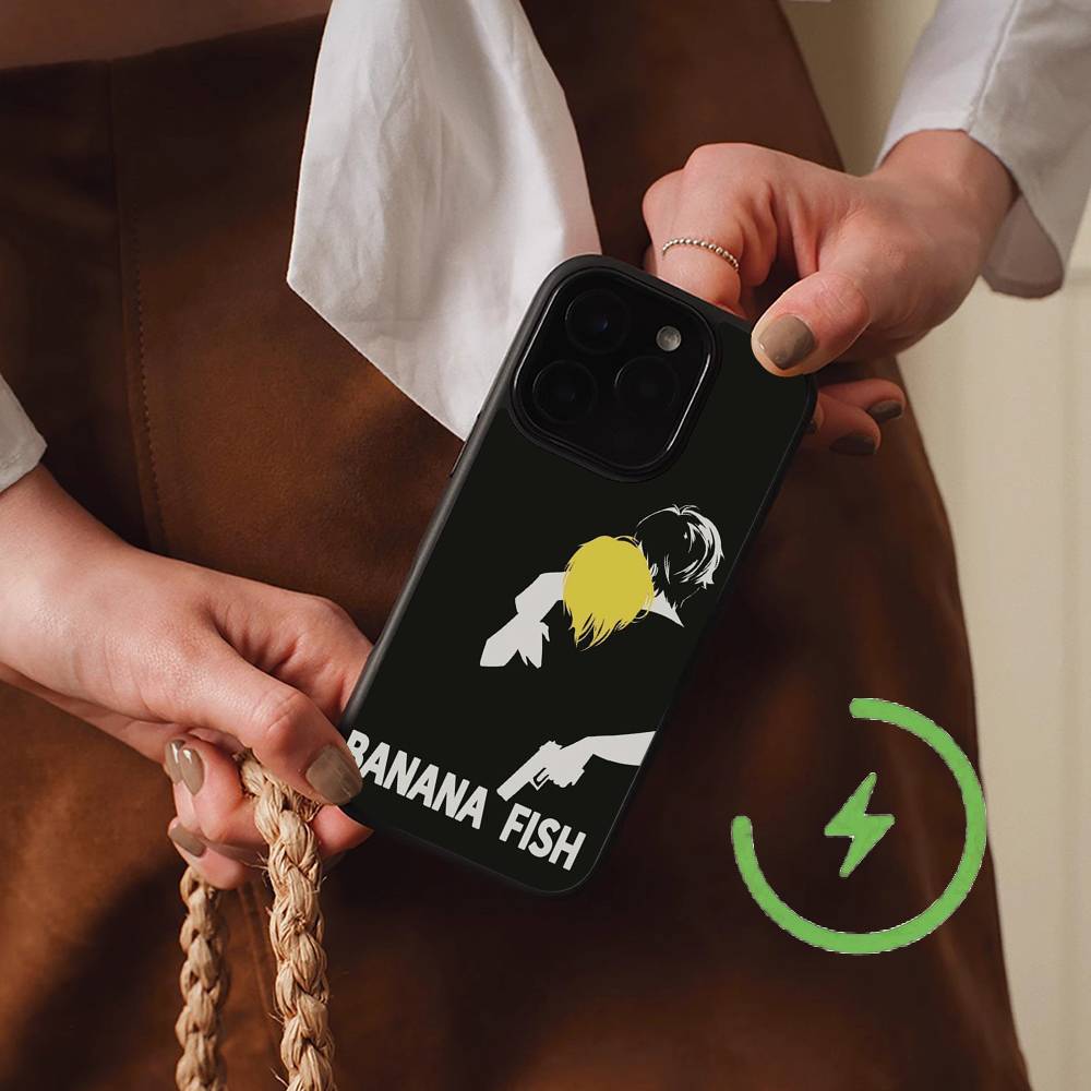 Japan Anime B-Banana FishS Promax Magnetic For IPhone 17 16 14 13 12 11 15 Pro Air Max Plus Phone Case Wireless Charge