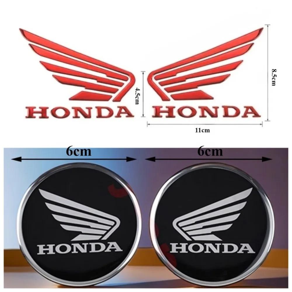 PYYG6 3D Flying Wing Rubber Round Label Set Motorcycle Decoration and Modification Accessories Honda StickersPCX125PCX160CBRCBR650R